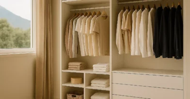 Closet Personalizado Com Prateleiras Ajustáveis