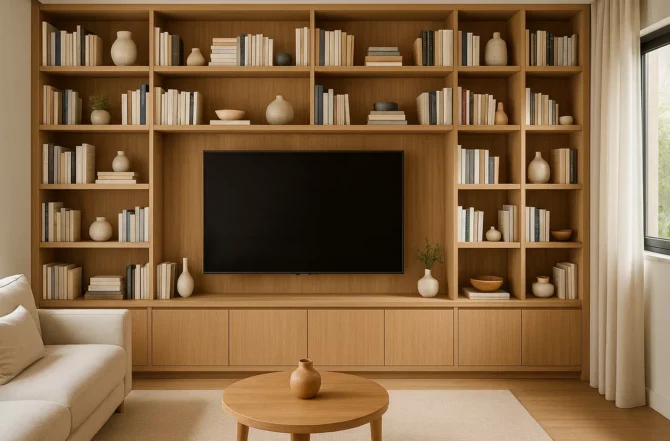 Estante Alta Para Livros E Decoração