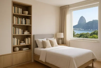 Estante Embutida Para Quarto De Casal