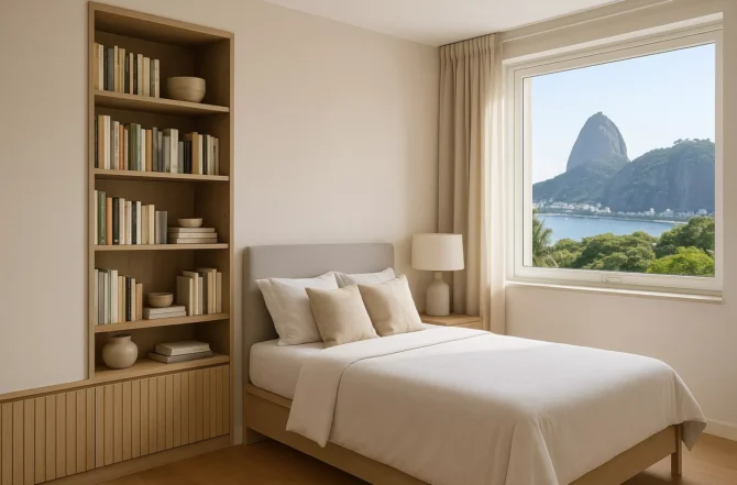 Estante Embutida Para Quarto De Casal