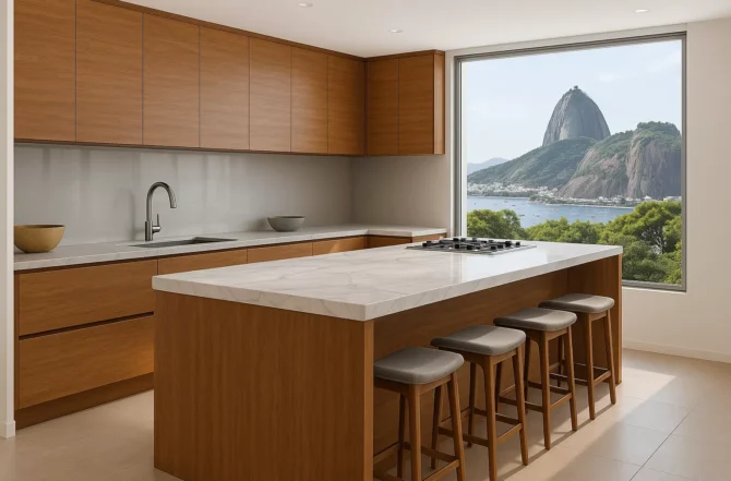 Ilha Gourmet Funcional Com Design Exclusivo