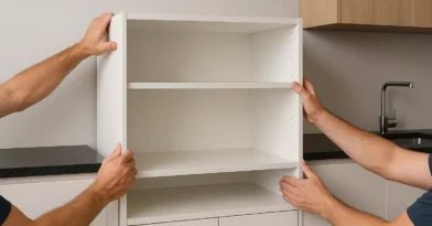 Instalação e montagem dos móveis