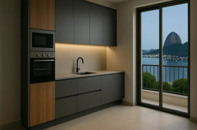 Nichos Integrados Para Forno E Micro-Ondas