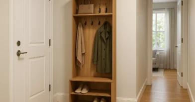 Painel De Entrada Com Cabideiro E Sapateira